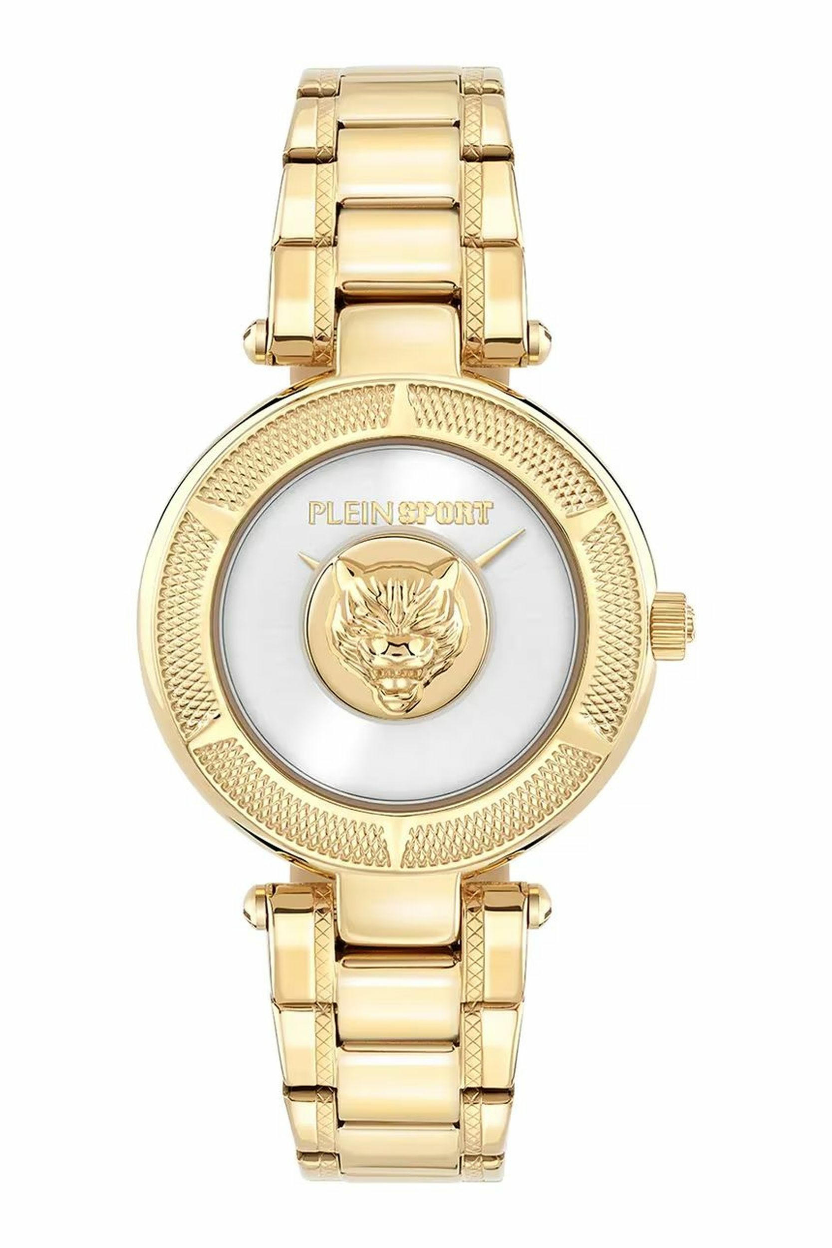 Philipp Plein Uhr Damen Analog Quarz Edelstahl Gold Silber PSCEA0825 – Bild 2