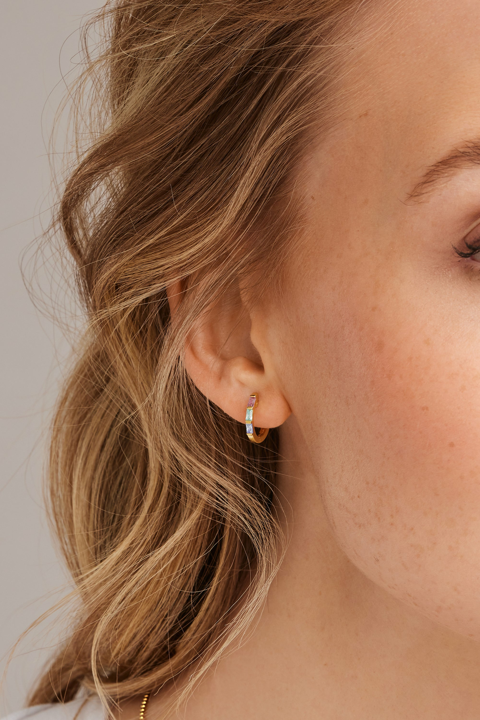 Creolen 925 Sterling Silber gelb vergoldet Zirkonia Pastell 41185104003166 Creolen 925 Sterling Silber gelb vergoldet Zirkonia Pastell 41185104003166