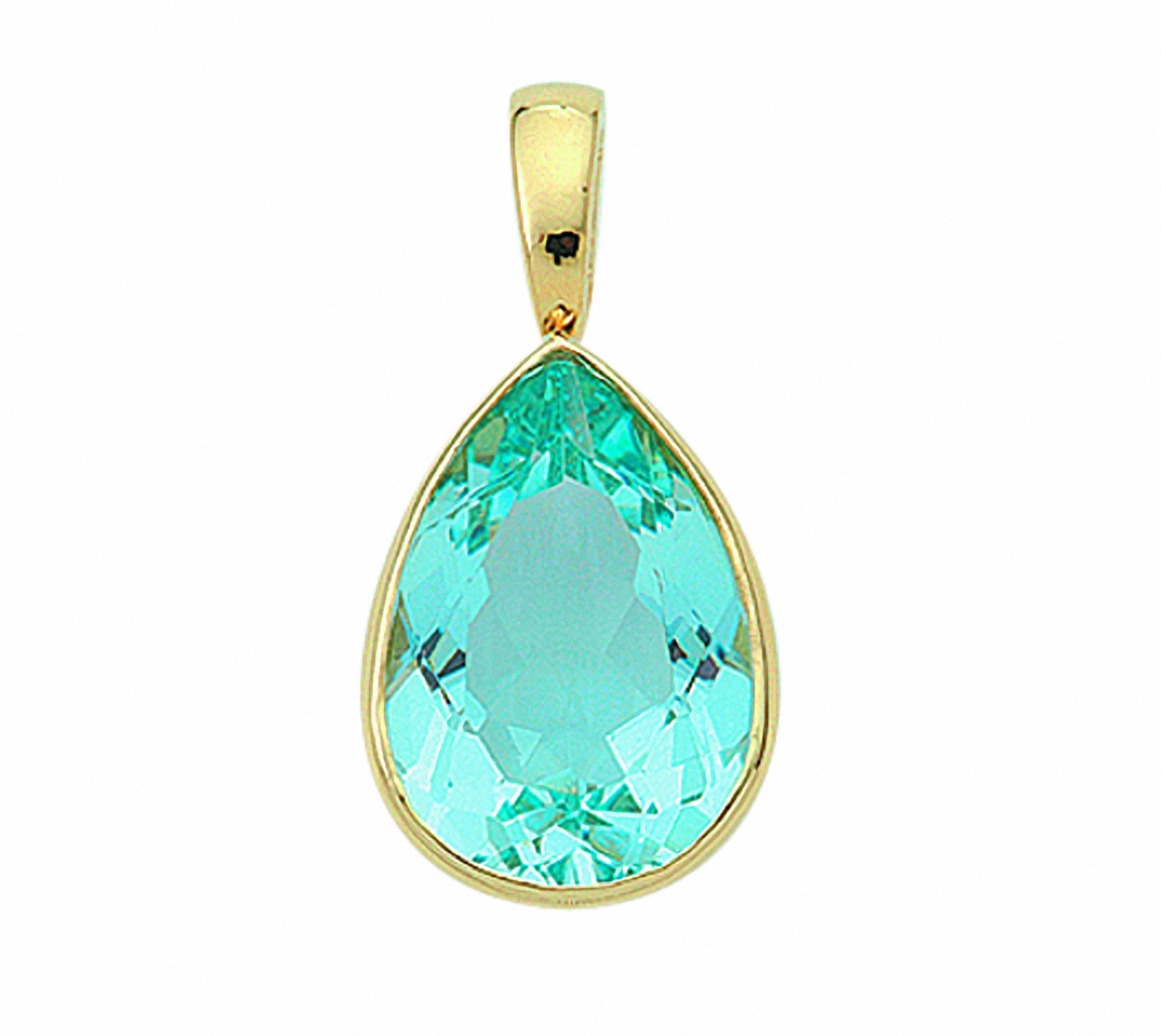 Damen 585 Gold mit Aquamarin Damen 585 Gold mit Aquamarin