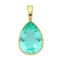 Damen 585 Gold mit Aquamarin Damen 585 Gold mit Aquamarin