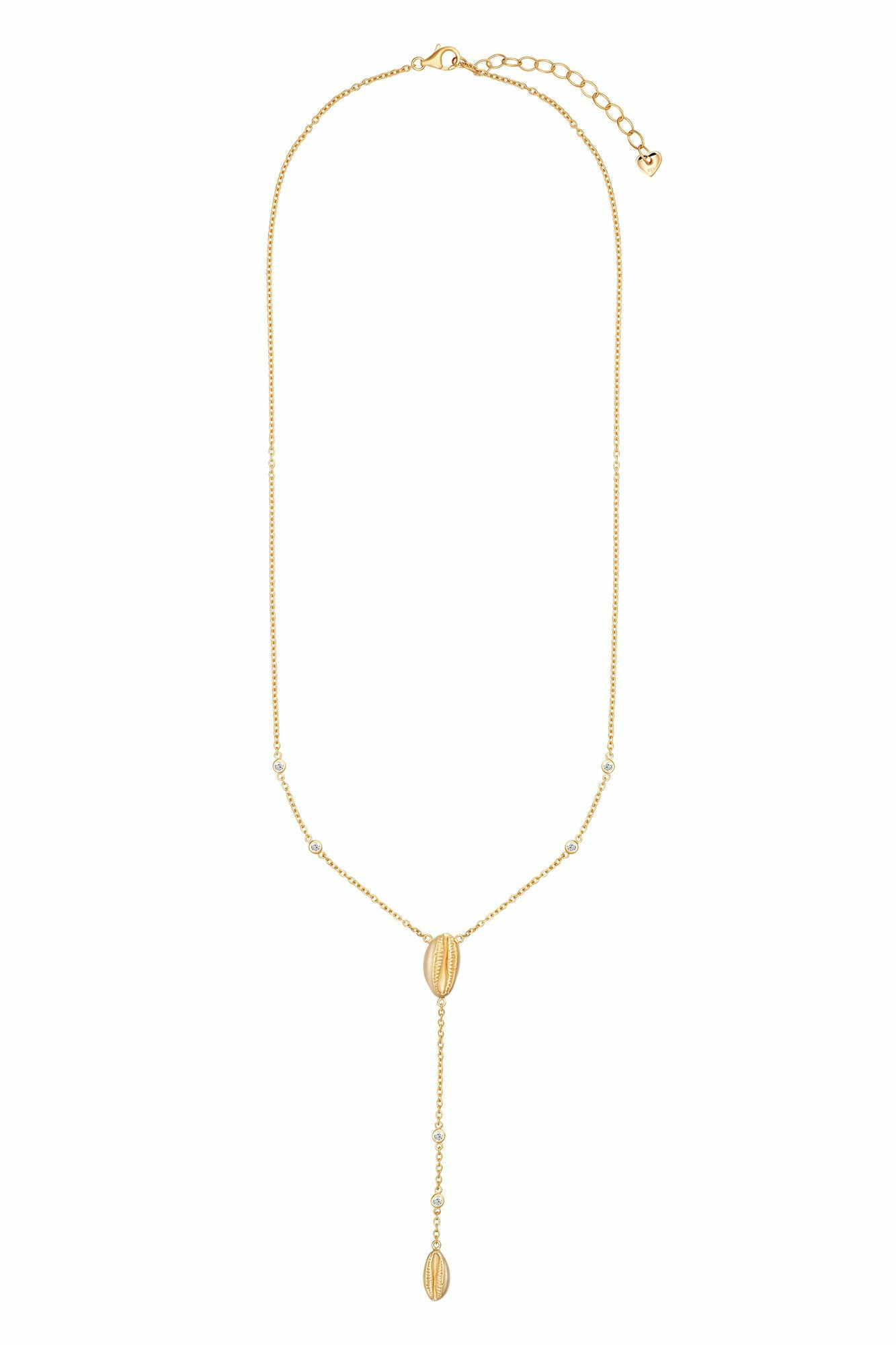 Halskette 925 Sterling Silber vergoldet Zirkonia Kauri Muschel Anhängern 4118509... Halskette 925 Sterling Silber vergoldet Zirkonia Kauri Muschel Anhängern 4118509...