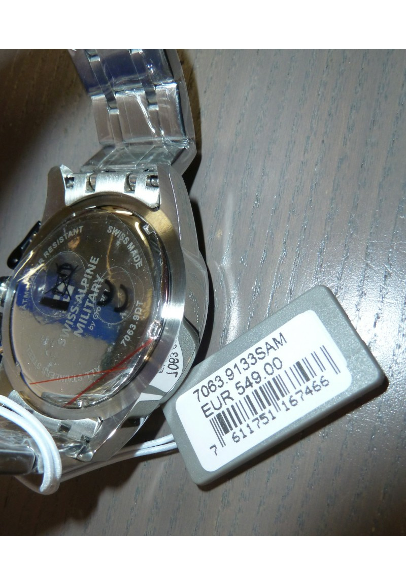 Swiss Alpine Military Herren Armbanduhr Chronograph 7063.9133 – Bild 3