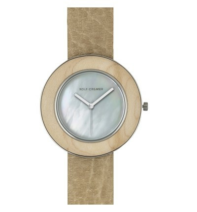 Rolf Cremer Damenarmbanduhr  wood  Braun 507103 Rolf Cremer Damenarmbanduhr  wood  Braun 507103