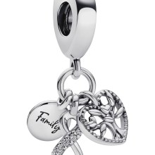 Pandora Moments Charm Family Infinity Triple 792201C01 Pandora Moments Charm Family Infinity Triple 792201C01