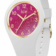 ICE Watch ICE glitter Damenuhr White Pink S34 3H 022572 ICE Watch ICE glitter Damenuhr White Pink S34 3H 022572