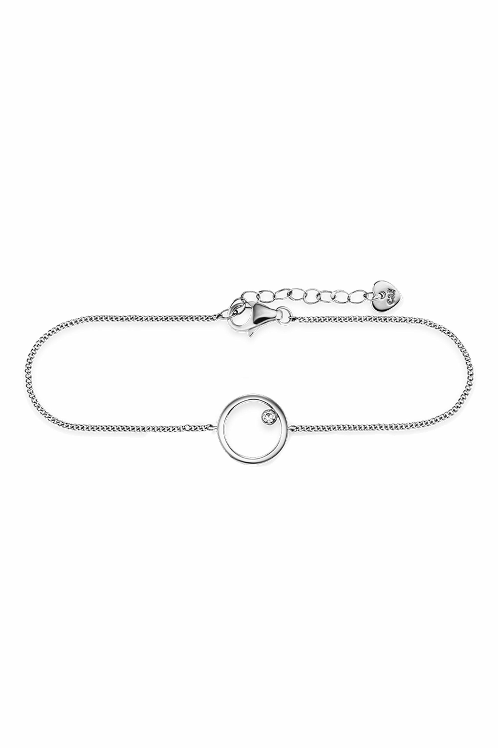 Armband 925 Sterling Silber rhodiniert Zirkonia Kreis 41178865991774 – Bild 2