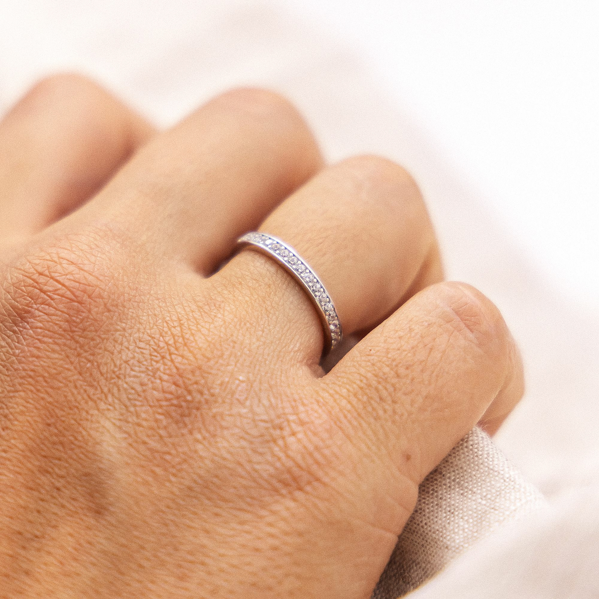 Fascination by Ellen K. Gold 375 Zirkonia weiß Ring 41675918671966