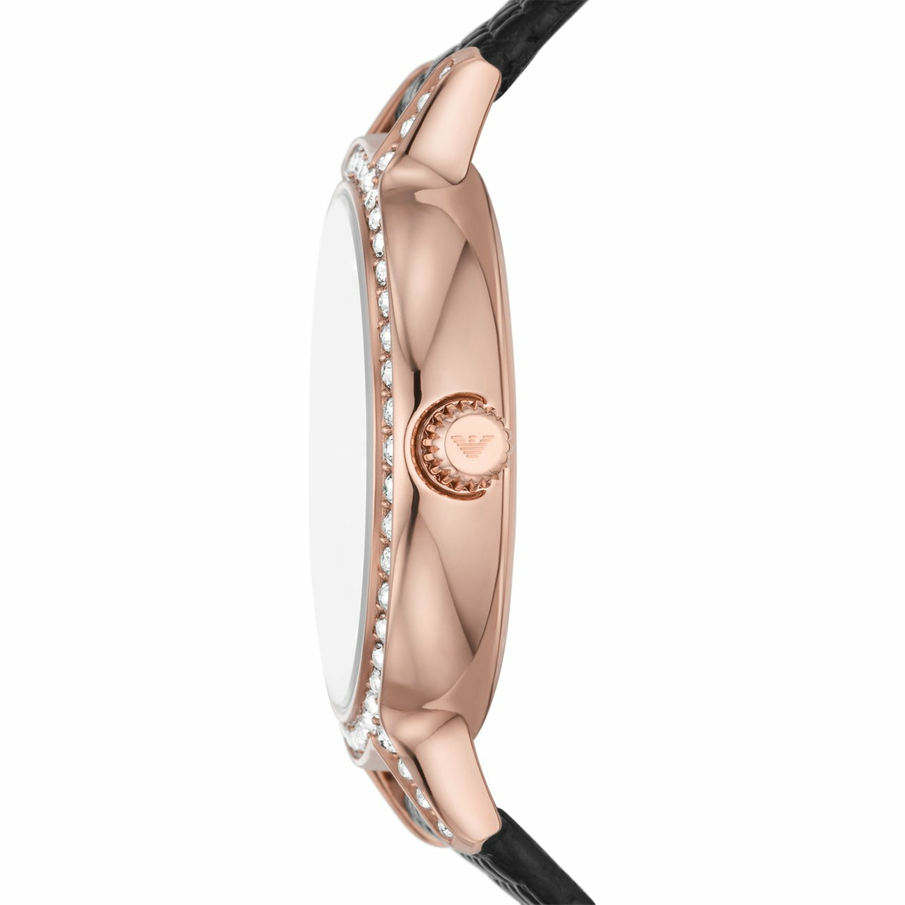 Emporio Armani Damenuhr AR11485 für Damen in Roségold und Schwarz AR11485 – Bild 2
