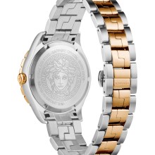 Versace Schweizer Uhr Hellenyium GMT silber/rosegold V11050016 Versace Schweizer Uhr Hellenyium GMT silber/rosegold V11050016