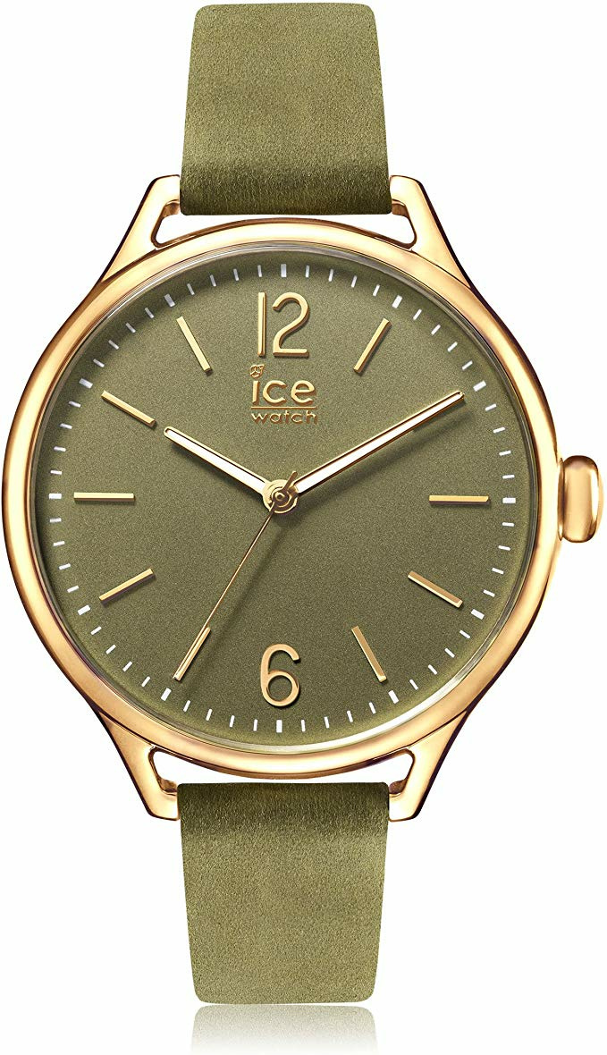 Ice‑Watch Damen Armbanduhr Ice Time Small Khaki/Goldfarben 013069 – Bild 2