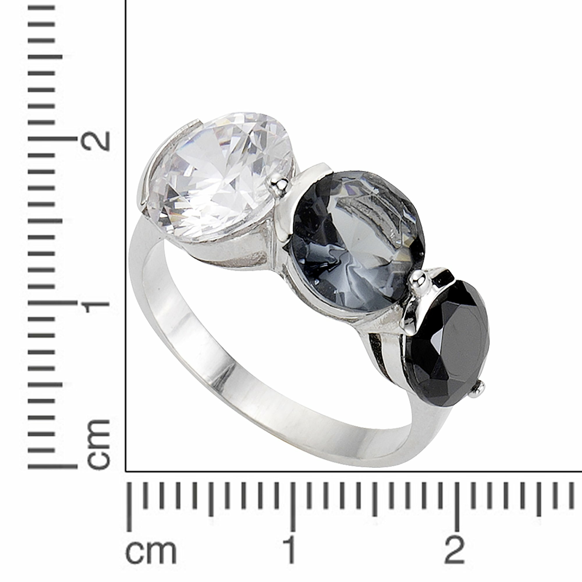 ZEEme Silver 925 Sterling Silber Zirkonia mehrfarbig Ring 41675995185246 ZEEme Silver 925 Sterling Silber Zirkonia mehrfarbig Ring 41675995185246