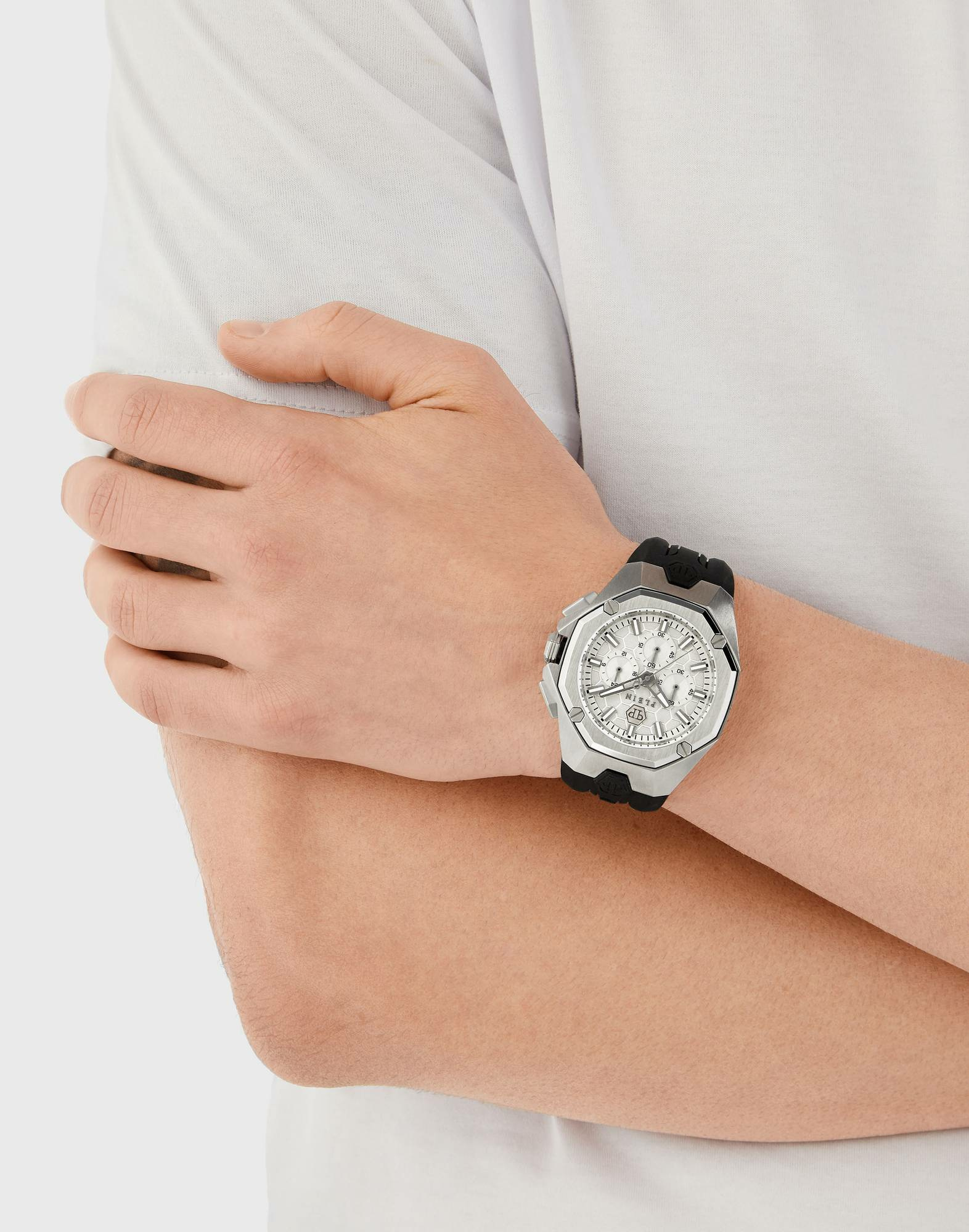 Philipp Plein Herrenuhr Octagon – Bild 2