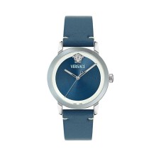 Versace Herrenuhr V‑Helix Blau Lederband VE9G00124 Versace Herrenuhr V‑Helix Blau Lederband VE9G00124