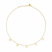 Collier 925 Sterling Silber gelb vergoldet Anhänger Clover Kleeblatt 41184961265... Collier 925 Sterling Silber gelb vergoldet Anhänger Clover Kleeblatt 41184961265...