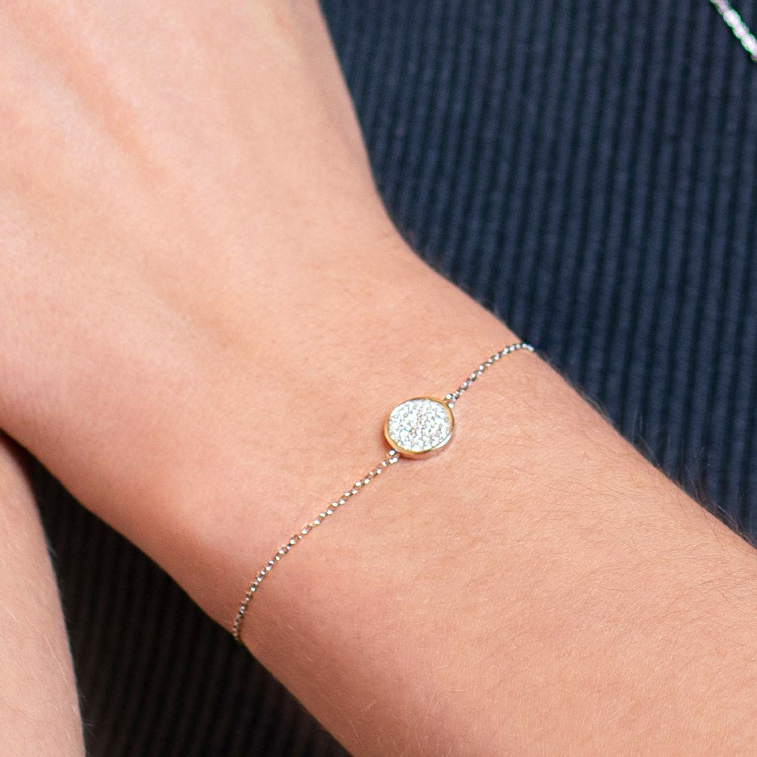 Xenox Damen Armkette Armband Sterling Silber 925 XS2028 – Bild 2