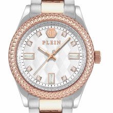 Philipp Plein Uhr Damen Queen Crystal PWCDA0724 Silber / Roségold Philipp Plein Uhr Damen Queen Crystal PWCDA0724 Silber / Roségold