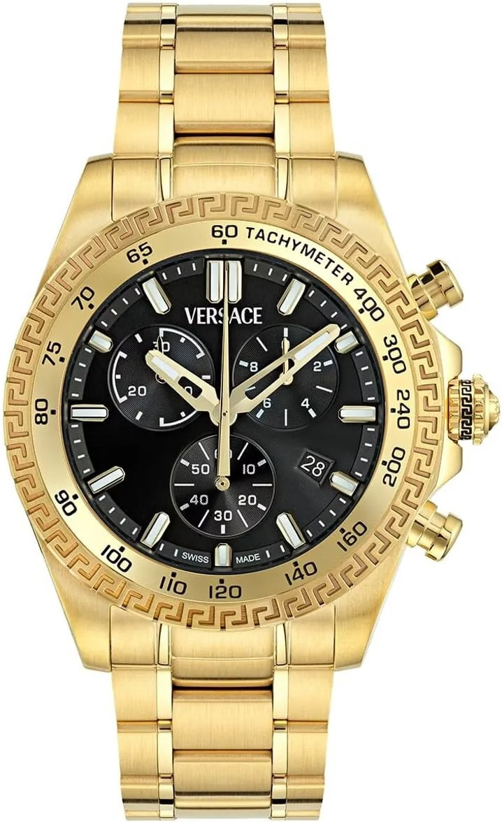 Versace Uhr Herren VE9K01124 Schwarz / Gold Versace Uhr Herren VE9K01124 Schwarz / Gold