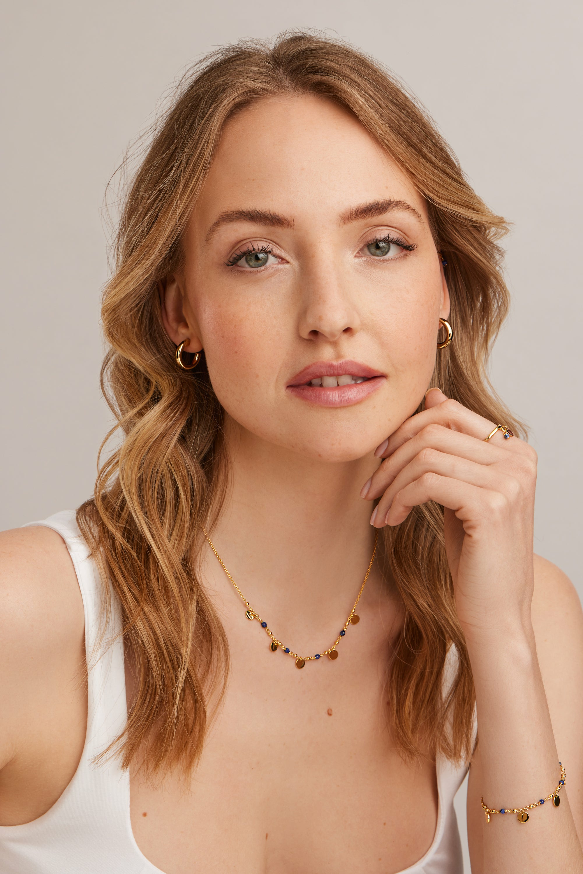 Armband 925 Silber vergoldet Lapislazuli Plättchen 41185009270878 Armband 925 Silber vergoldet Lapislazuli Plättchen 41185009270878