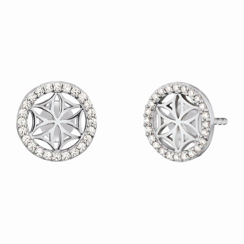 Engelsrufer Damen-Ohrstecker Silber Lil ERE-LILLIFL-ZI-ST Engelsrufer Damen-Ohrstecker Silber Lil ERE-LILLIFL-ZI-ST