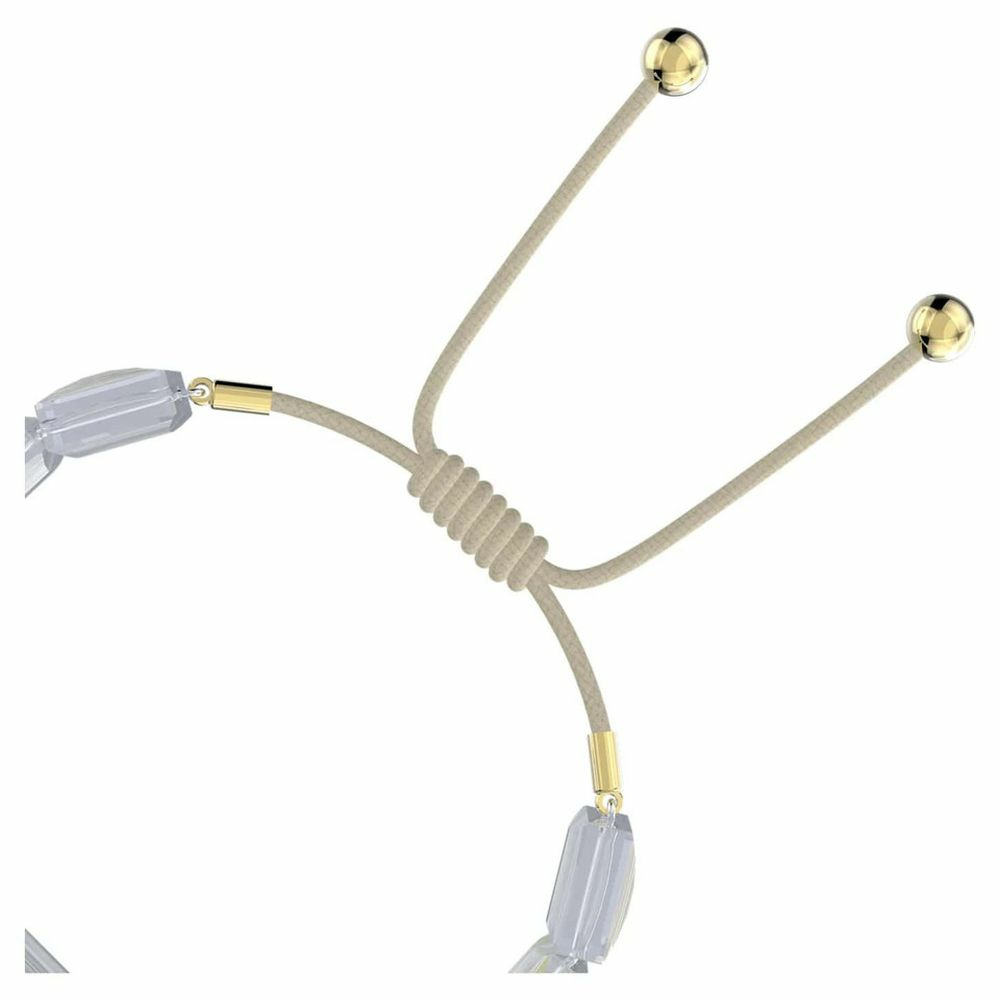 Swarovski Damen Armband Letra Stern, Weiß, Goldfarbe 5615862 – Bild 2