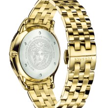 Versace Univers Herrenuhr Champagne UNIVERS Steel Strap Weißes Zifferblatt GMT ... Versace Univers Herrenuhr Champagne UNIVERS Steel Strap Weißes Zifferblatt GMT ...