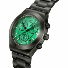 Swatch Irony - Chrono New YVM407G Obsessively Obsidian Uhr Swatch Irony - Chrono New YVM407G Obsessively Obsidian Uhr