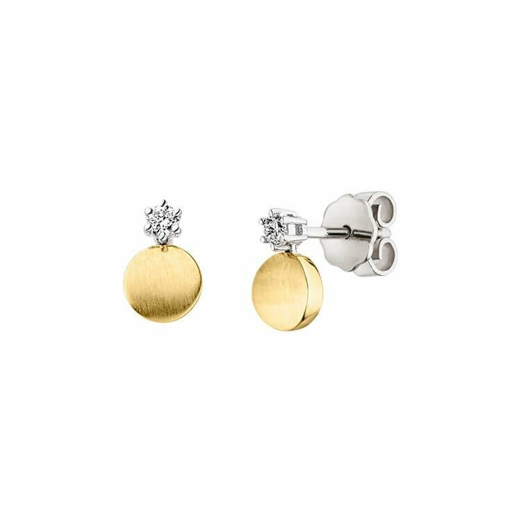 Ohrringe Elaine Firenze 14ct. Weiß/Gelbgold 75023750E/3 Ohrringe Elaine Firenze 14ct. Weiß/Gelbgold 75023750E/3