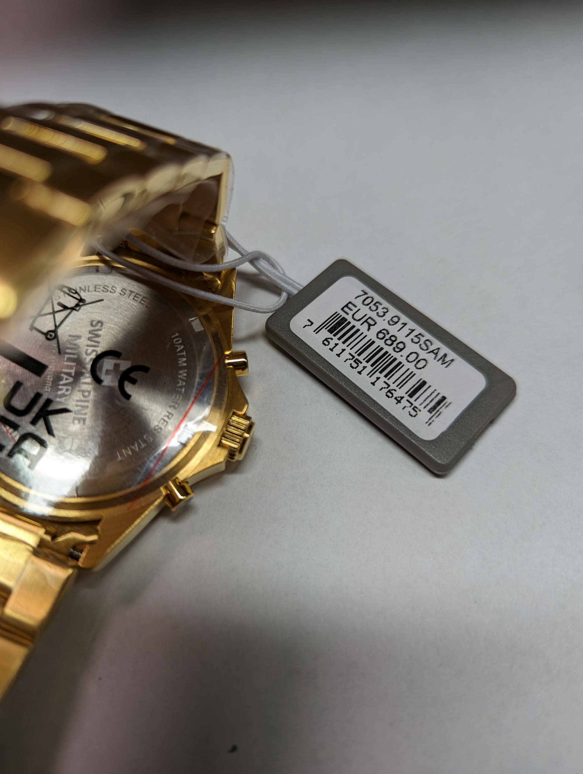 Swiss Alpine Military Herren Armbanduhr 7053.9115 Chronograph & Datumsfenster ... – Bild 3