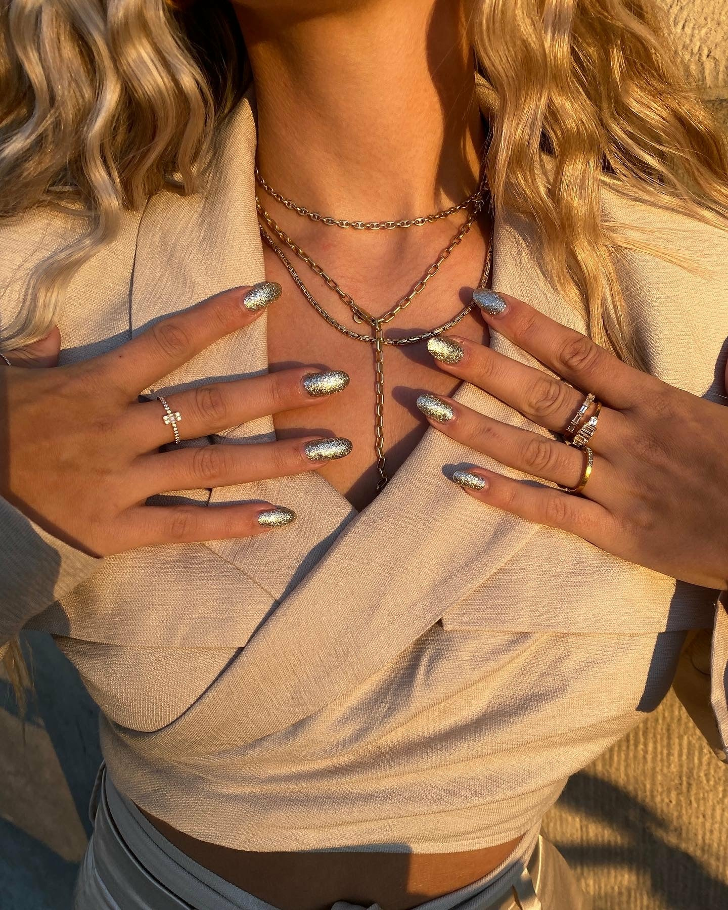 Ring 925/- Sterling Silber vergoldet Weißtopas 41179030814814 – Bild 3