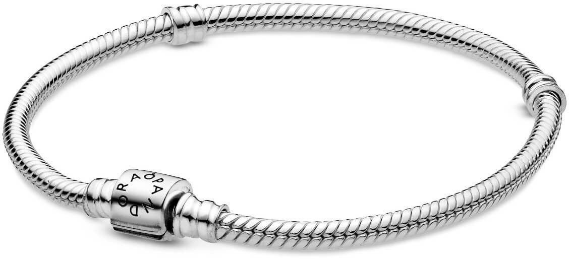 Pandora Damen Schlangen-Armband Zylinder 17cm Silber 598816C00-17 – Bild 2
