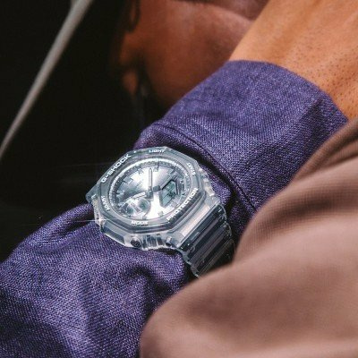 G-Shock Classic Style GA-2100BM-7A8ER Bright Metallic Uhr – Bild 3