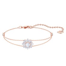 Swarovski Schmuck Damen Armband Idyllia Kristall Weiß Roségold 5492245 Swarovski Schmuck Damen Armband Idyllia Kristall Weiß Roségold 5492245