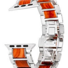 Edenhölzer Herren IWatch Armband Holzarmband Timor Sandelholz Edelstahl Edenhölzer Herren IWatch Armband Holzarmband Timor Sandelholz Edelstahl