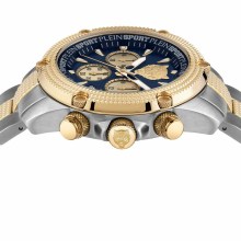 Plein Sport Herren Uhr Hurricane PSDBA1324 Blau Two‑Tone Chronograph Plein Sport Herren Uhr Hurricane PSDBA1324 Blau Two‑Tone Chronograph