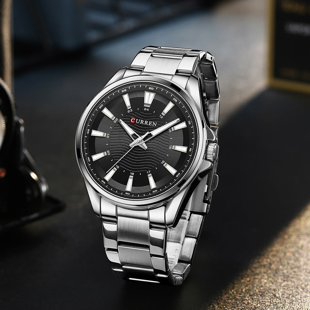 CURREN Men%27s Quartz Wristwatch Stainless Steel 8424