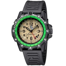 Luminox Herren Armbanduhr Commando Raider Dual Time Schwarz/Beige XL.3321 Luminox Herren Armbanduhr Commando Raider Dual Time Schwarz/Beige XL.3321