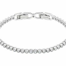 Swarovski Damen Gliederarmband Emily mit Kristallchatons Silber 1808960 Swarovski Damen Gliederarmband Emily mit Kristallchatons Silber 1808960