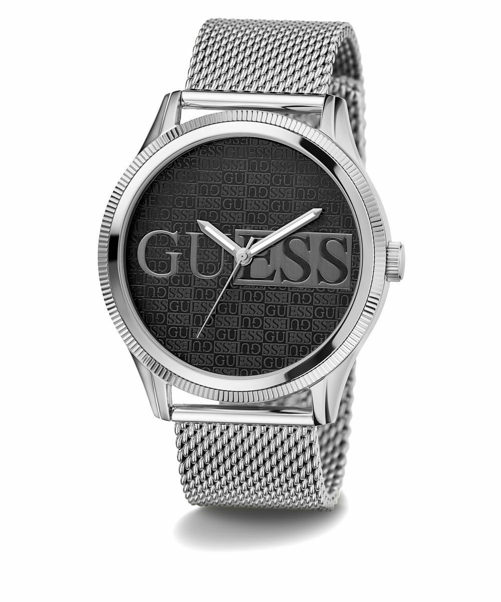 Guess Herren Armbanduhr REPUTATION silber, schwarz 44 mm GW0710G1 Guess Herren Armbanduhr REPUTATION silber, schwarz 44 mm GW0710G1