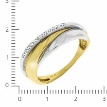 Celesta Gold 375/- Gelbgold/Weißgold Zirkonia Ring 41678255489118 Celesta Gold 375/- Gelbgold/Weißgold Zirkonia Ring 41678255489118