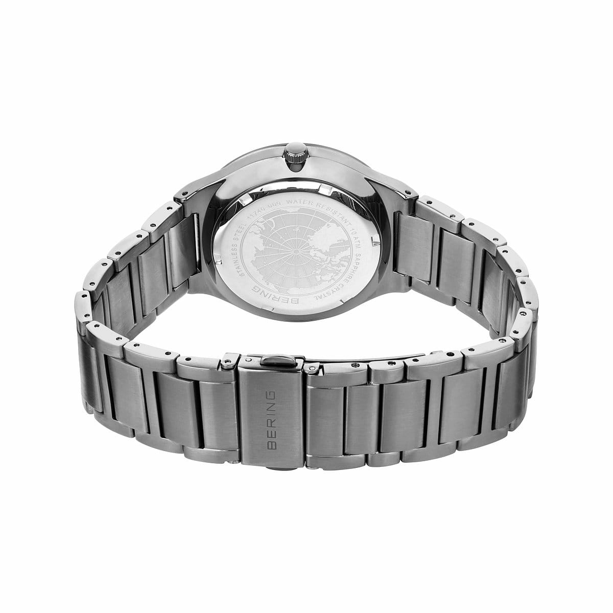 Bering Quarz Herrenuhr mit Edelstahlband 11740-009 – Bild 2