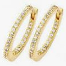 Creole gelbvergoldet Passion Hoop 925/_ Creole gelbvergoldet Passion Hoop 925/_