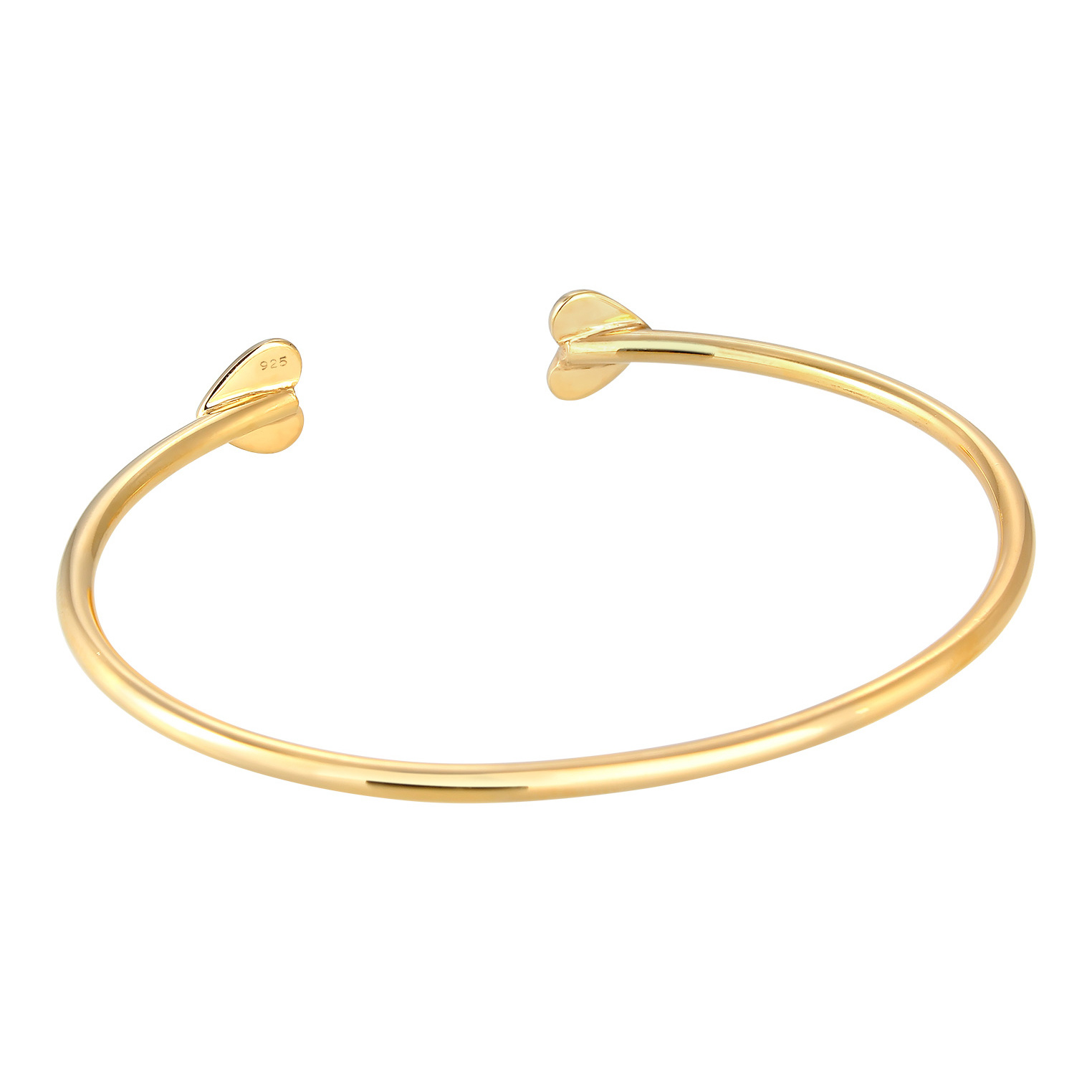 Armband Armreif Offen Herz Liebe Love Valentin 925 Silber – Bild 2