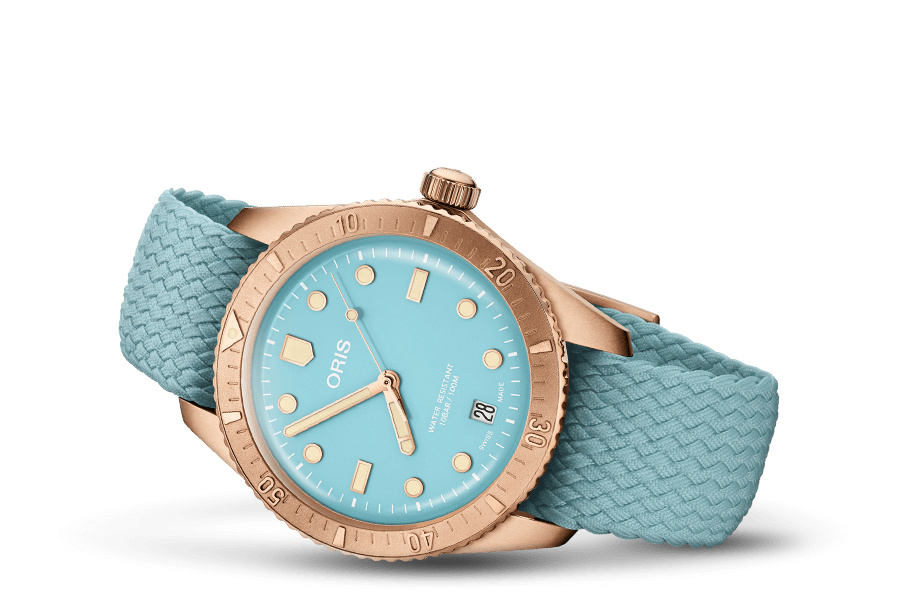 Oris Damenuhr DIVERS SIXTY-FIVE Blau 01 733 7771 3155-07 3 19 02BRS – Bild 2