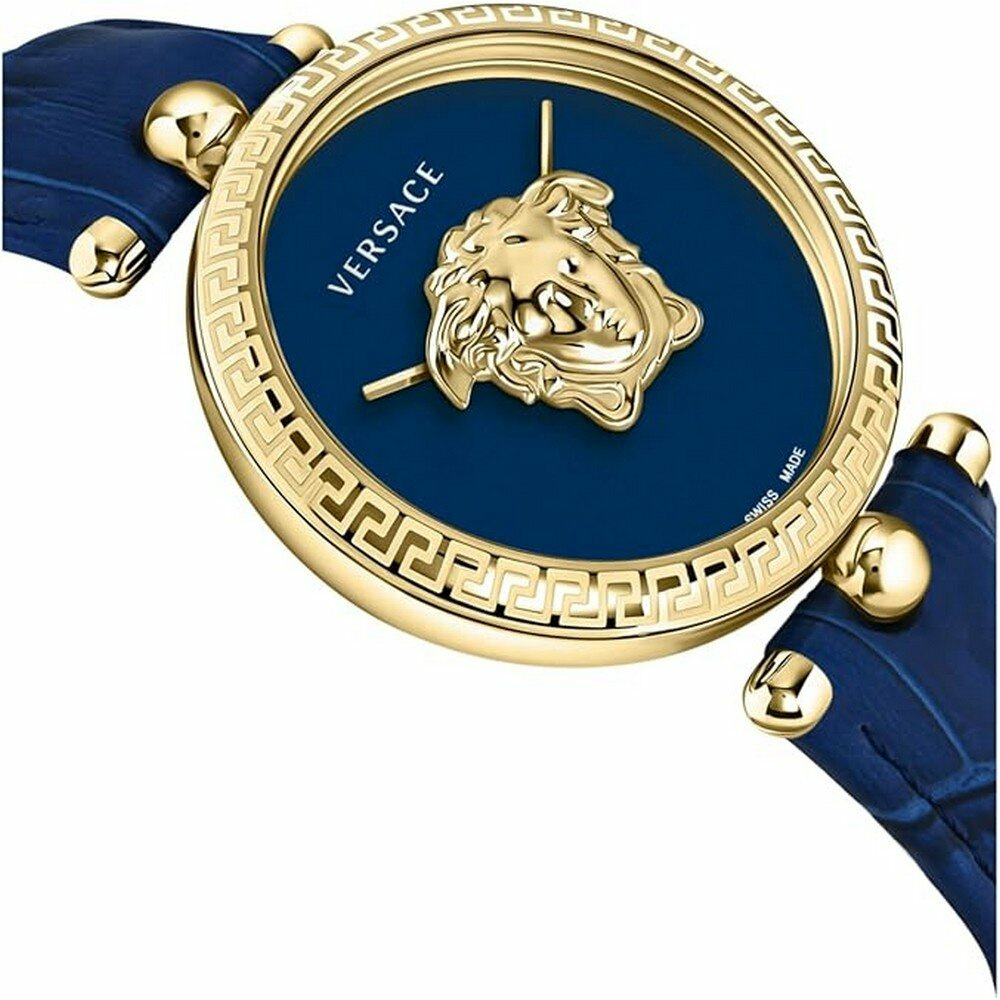Versace Damen Armbanduhr PALAZZO blau, gold 39 mm VECO02922 Versace Damen Armbanduhr PALAZZO blau, gold 39 mm VECO02922