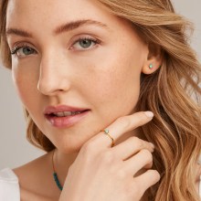 Ohrstecker 925 Silber vergoldet Türkis & Weißtopas 41185076707422 Ohrstecker 925 Silber vergoldet Türkis & Weißtopas 41185076707422