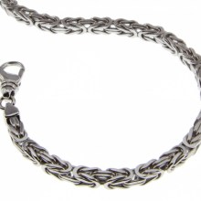 5mm Königskette 60cm - 585 Gold Weißgold 5mm Königskette 60cm - 585 Gold Weißgold