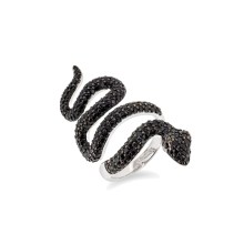 Seinerzeit Damen Ring Mambo Schlangen Größe 56-58 Silber SZA-1990-258-M Seinerzeit Damen Ring Mambo Schlangen Größe 56-58 Silber SZA-1990-258-M