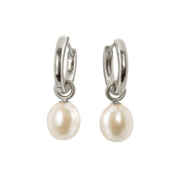 Boccia Damenohrringe Perlen-Creolen Silber 05068-01 Boccia Damenohrringe Perlen-Creolen Silber 05068-01
