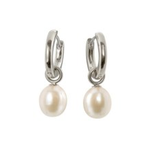 Boccia Damenohrringe Perlen-Creolen Silber 05068-01 Boccia Damenohrringe Perlen-Creolen Silber 05068-01