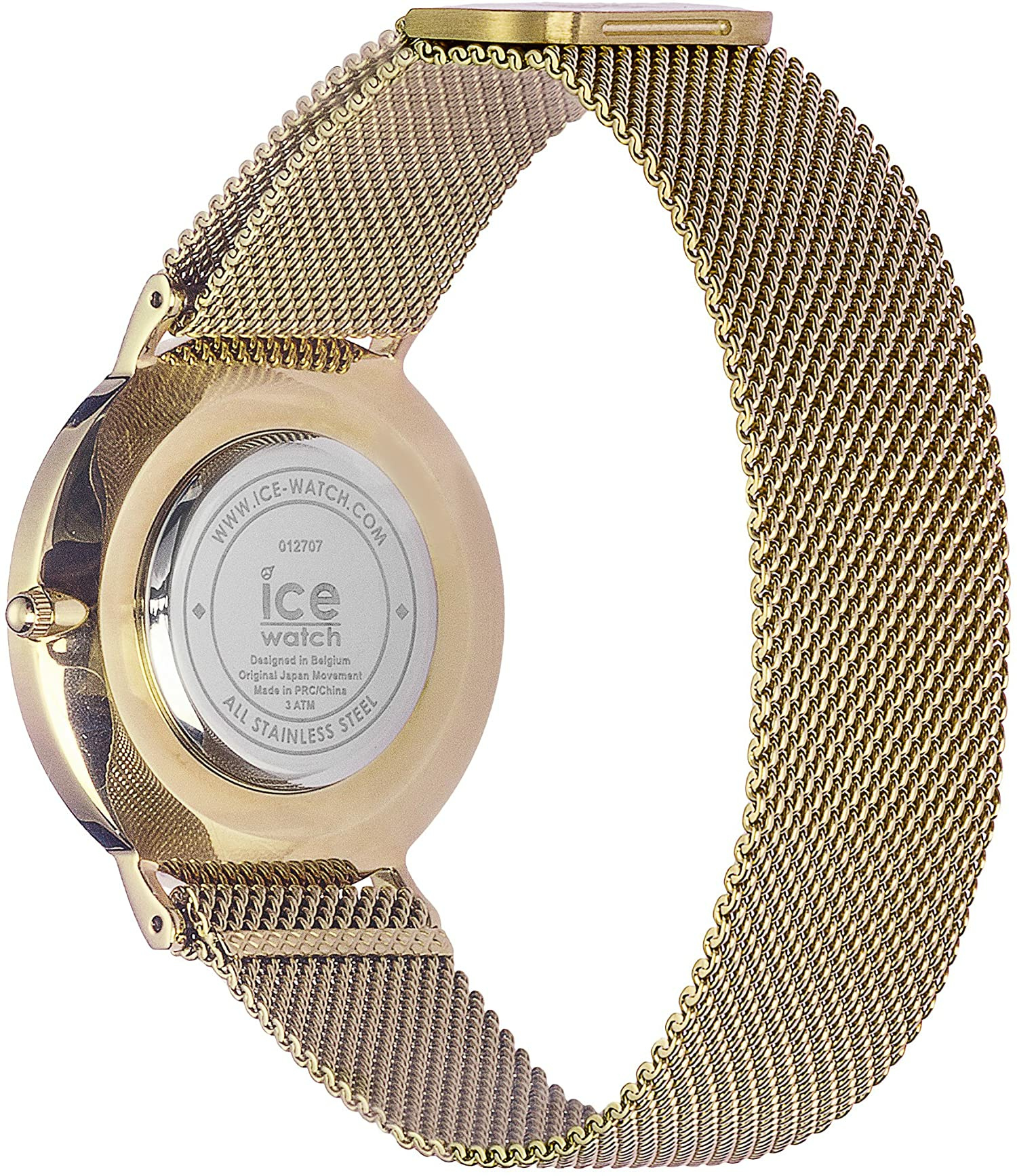 Ice-Watch Armbanduhr Ice City Milanese Gold Shiny Unisex 012705 Ice-Watch Armbanduhr Ice City Milanese Gold Shiny Unisex 012705